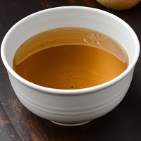 bowl of apple cider vinegar