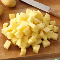 diced-potatoes-on-cutting-board
