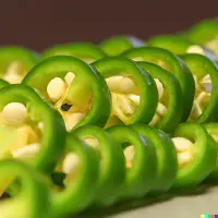 thinly sliced jalapenos
