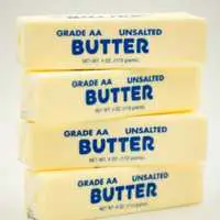 Sticks of unsalted butter 