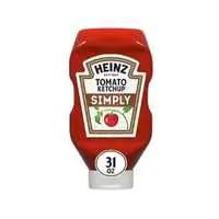 bottle of prepared ketchup