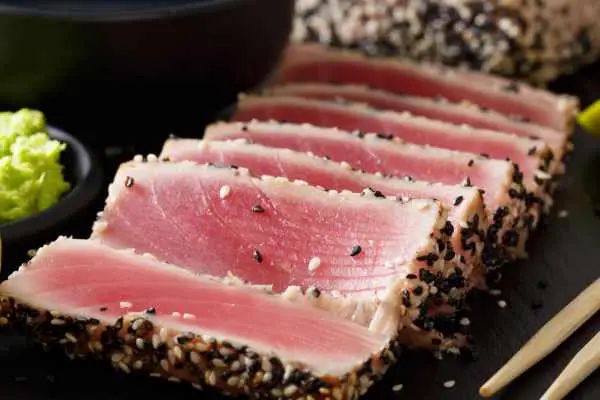 Sesame-Soy Dipping Sauce served with Ahi Tuna