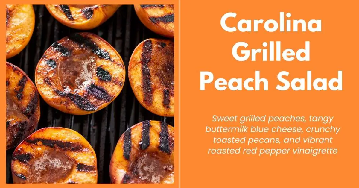 Carolina Grilled Peach Salad recipe